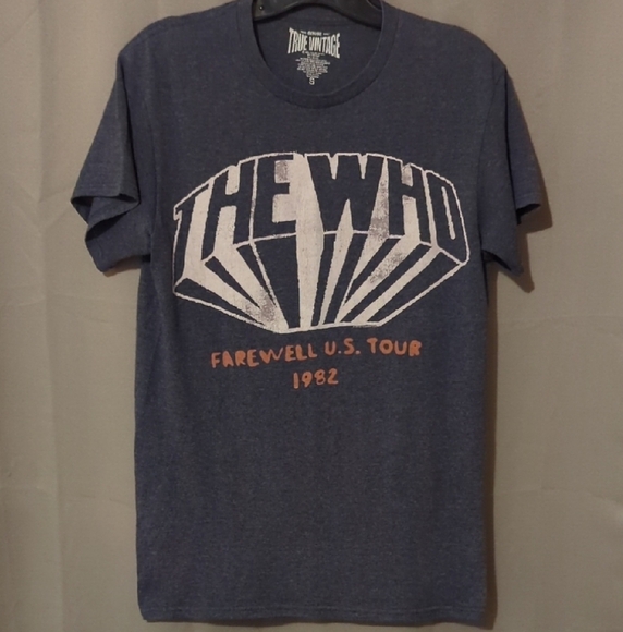 THE WHO 1982 Farewell Tour True Vintage Graphic T-Shirt - Picture 3 of 6